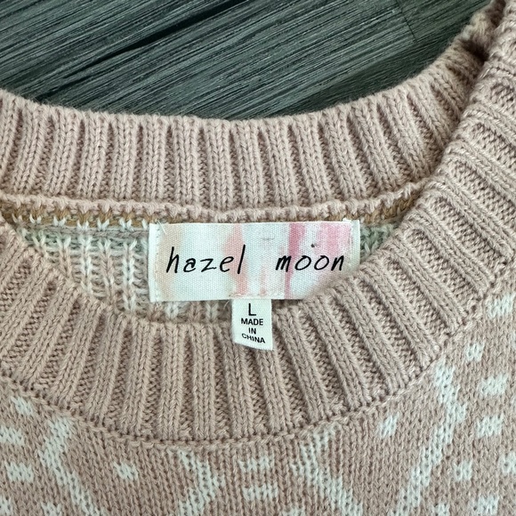 Hazel Moon Sweater Vest Knit Top Pink - Picture 2 of 10